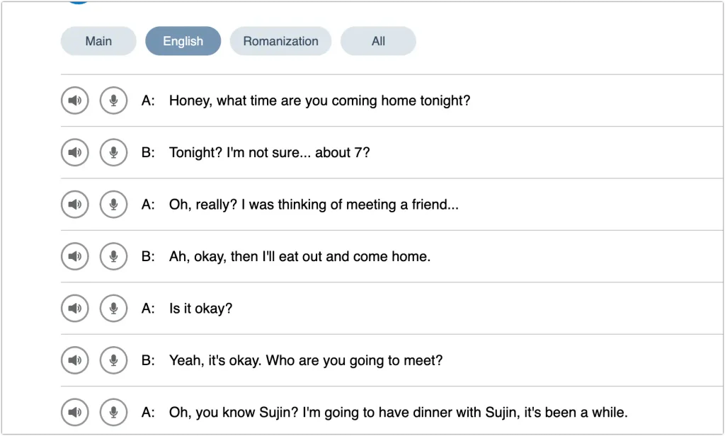 Practice with Short Korean Dialogues