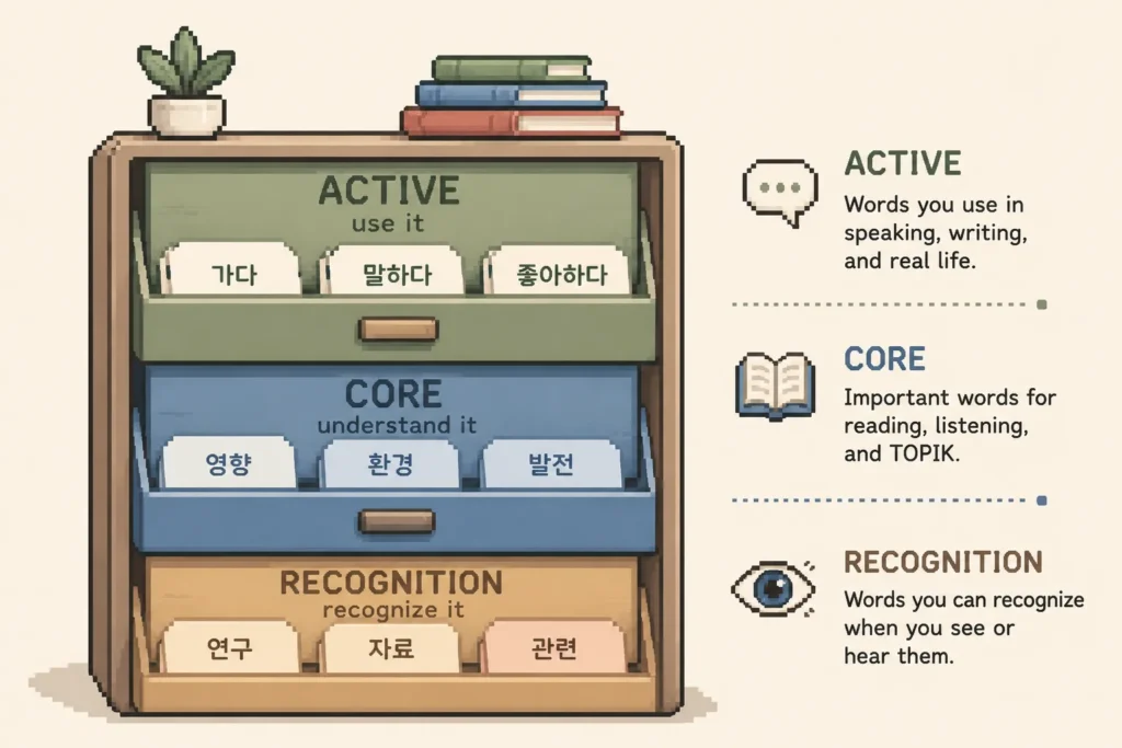 How to Learn Korean Vocabulary You Can Actually Use: A 3-Layer System