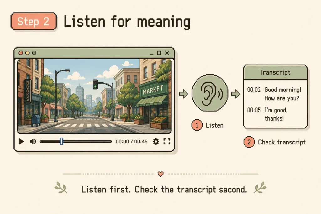 Step 2. Listen for Meaning Before You Shadow