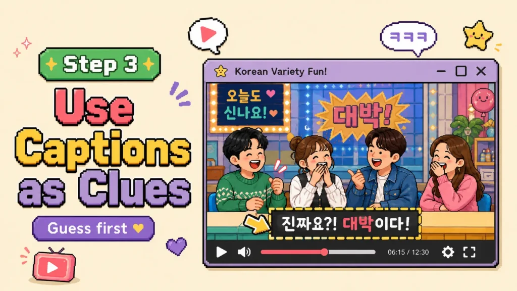 How I Actually Learn Korean With Variety Shows