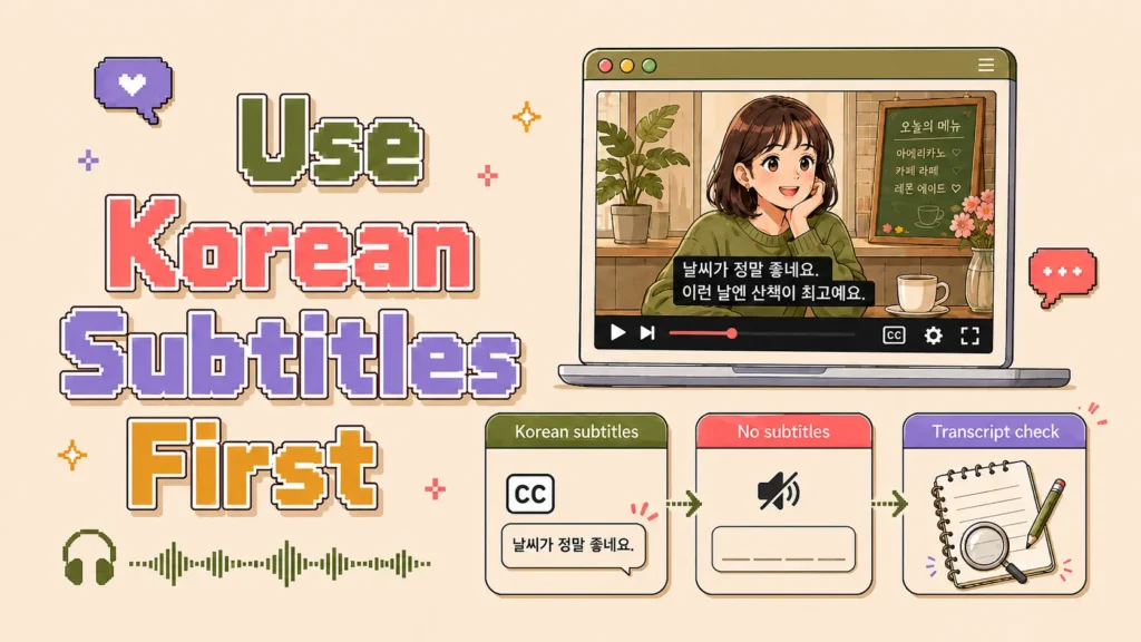 Korean transcript for checking