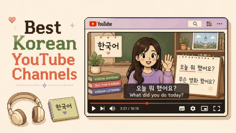 12 Best YouTube Channels to Learn Korean (Beginner to Advanced)