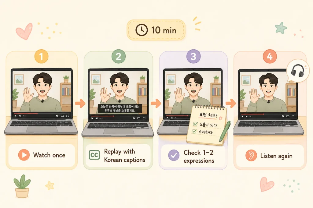 How I Use YouTube for Korean