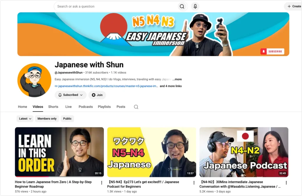 Japanese with Shun 