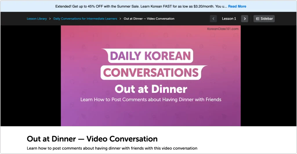 Move from Learner Korean to Native Content