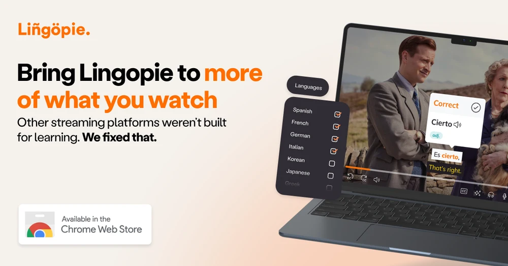 Lingopie’s New Chrome Extension Brings Language Learning to More of What You Watch
