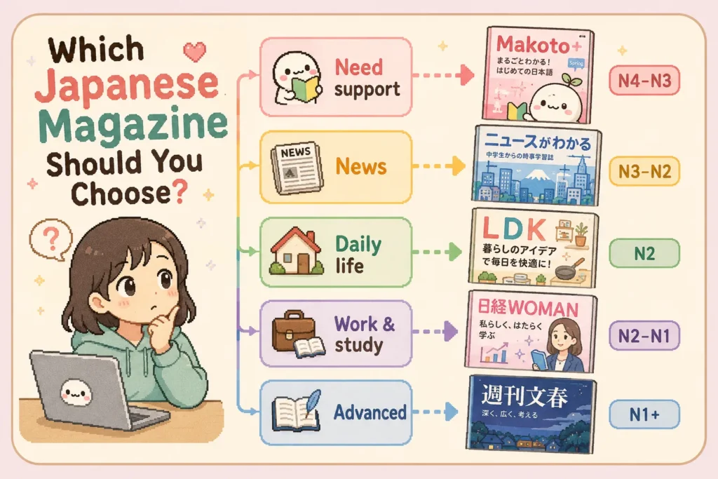 Which Japanese Magazine Should You Choose?